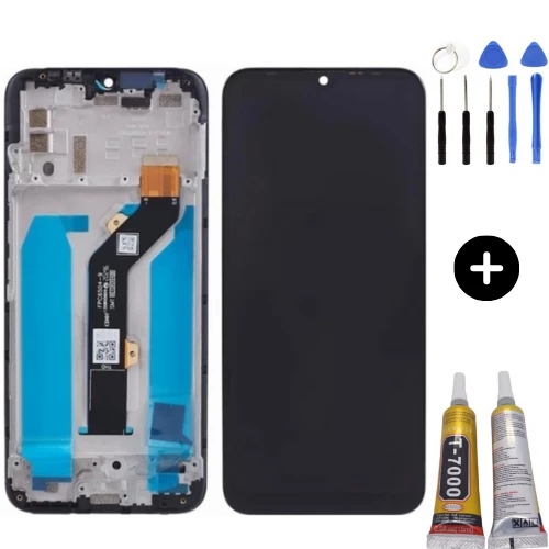 İnfinix Smart 5 Uyumlu Çıtalı HK Lcd Ekran Dokunmatik + Montaj Seti