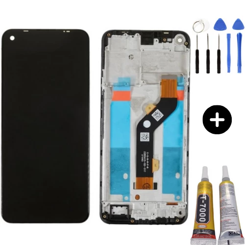 Tecno Camon 16 Uyumlu Çıtalı Servis Lcd Ekran Dokunmatik + Montaj Seti