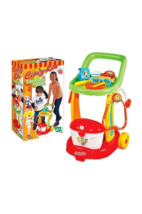 Dede Candy & Ken Doktor Servis Arabası ürün görseli