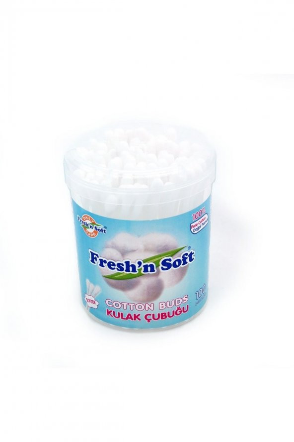 Freshn Soft Kulak Çubuğu Standart 100 lü Silindir