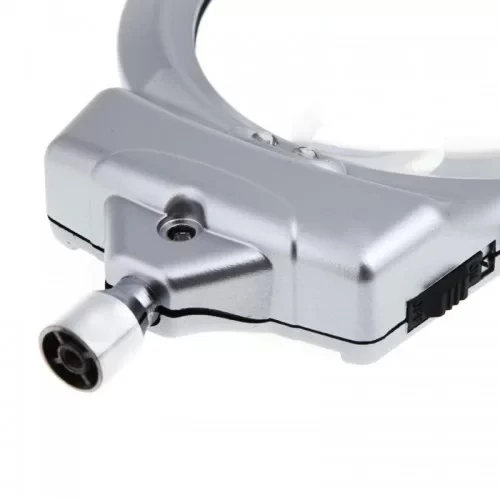 2.5x90 Mm 5x24 Mm Büyüteç, Mandallı Metal Hortumlu Masa Üstü Büyüteç - Resim 7