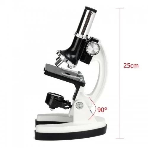 Mikroskop Taşınabilir Set 28 Parça Eğitim Mikroskop Kiti 300x 600x Ve 1200x Çocuklara - 6