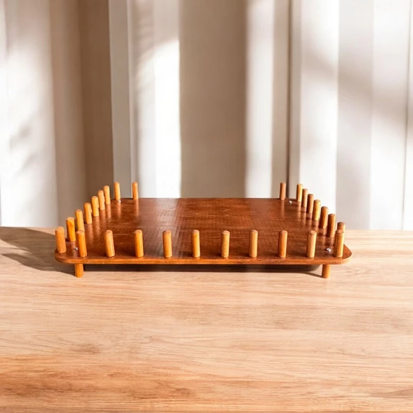 ED PET DİZAYN Marbella Köpek Yatağı Ceviz 70x100 cm. Şık Tasarım , Kontroplak ve Gürgen ağaç uyumu - 5