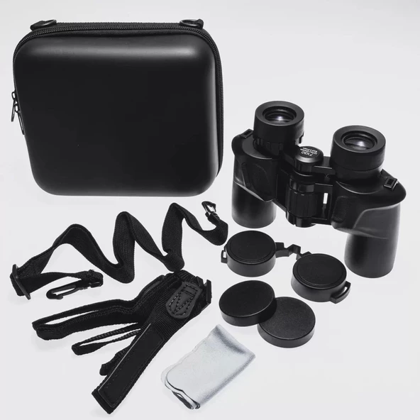 7x30 Profesyonel Su Geçirmez El Dürbünü 1000m/137m – Siyah ürün görseli