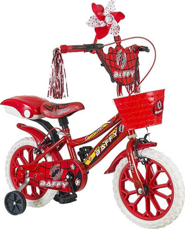Tunca Baffy 15 Jant Çocuk Bisikleti 2-4 Yaş Çocuk Bisikleti Kırmızı