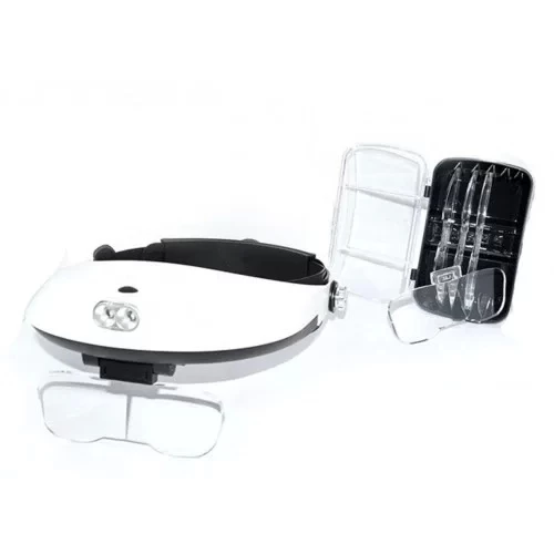 5 Mercekli Çok Fonksiyonlu, Başlık Tip Işıklı Büyüteçmg81001g - Resim 4