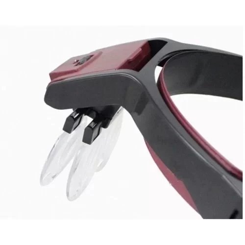 Lens Takmalı 4 Lens , Led Lambalı Şapka Tip Büyüteç - Resim 6