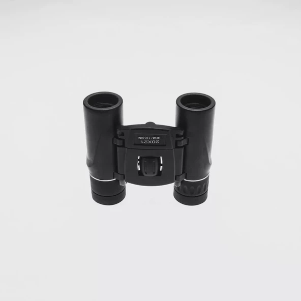 20x21 Nıkula  Cepte Taşımalı Kauçuk Kaplamalı Mini Dürbün  1000m/46m - Resim 2