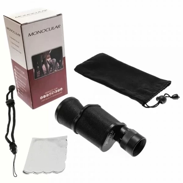 Baigish 10x40 Metal Deri Kaplamalı Rus Modeli Monoküler Dürbün ürün görseli