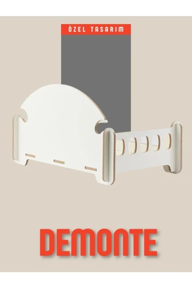 ED PET DİZAYN Pd Taht Rahat Kedi Köpek Yatağı 30x50 Beyaz Yıkanabilir Duck Kumaş Minderi Ile Beraber - 3