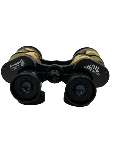 Baigish 20x50 Rus Model Kamuflaj Dürbün, Süper Kalite 1000m/56m - Resim 5