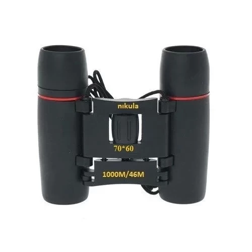 70x60  Cepte Taşımalı Kauçuk Kaplamalı Mini Dürbün Mavi - Resim 2