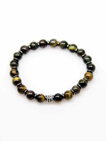 Doğal Taş Kaplangözü Hematit Doğal Taşlı Bileklik edbkg ürün görseli