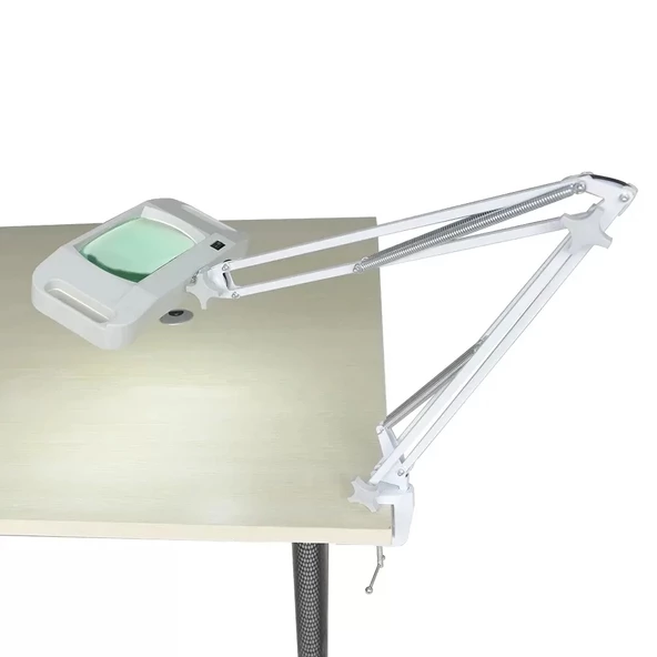 10x Led Akrobat Büyüteç 2x15w 170x113 Mm 10 Diopter Mercek Lt86g - 3