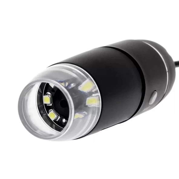 1600x Usb Dijital Mikroskop Kamera Endoskop 8led Büyüteç Metal Standı - 2