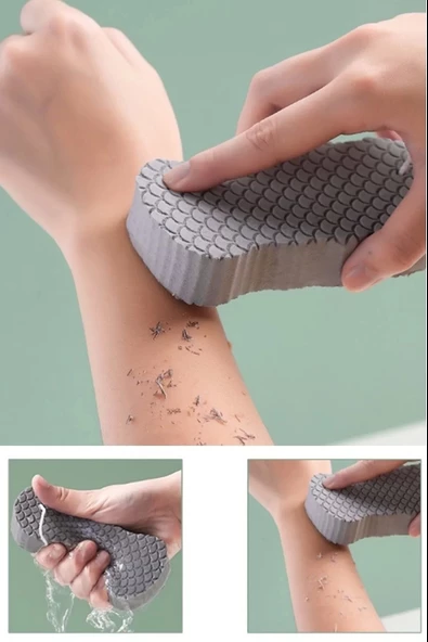 Banyo Fırçası Yüksek Yoğunluklu İyi Sürtünme Etkisi Banyo İçin Hafif Ölü Cilt Sökücü Sünger ürün görseli