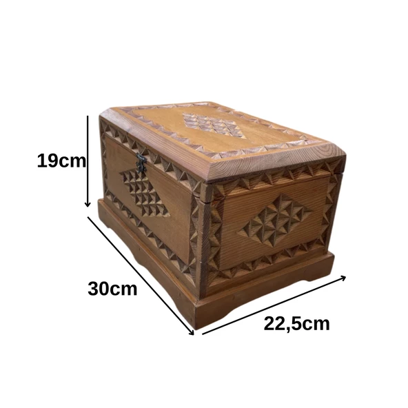 Ahşap Oyma Sandık - 3