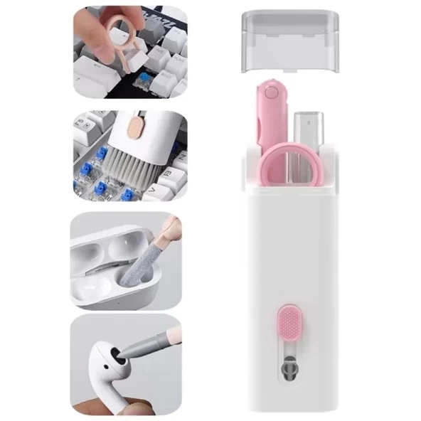 Çok Fonksıyonlu 7 In 1 Aırpods Klavye Ekran Kulaklık Temızleme Kıtı - Resim 3