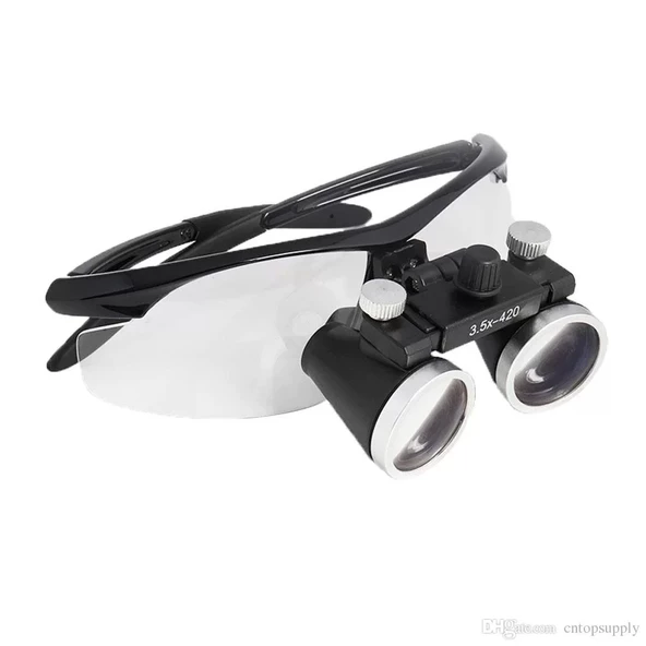3.5x420mm Diş Cerrahi Gözlük Lens Büyüteç,taşıma Çantalı - 3