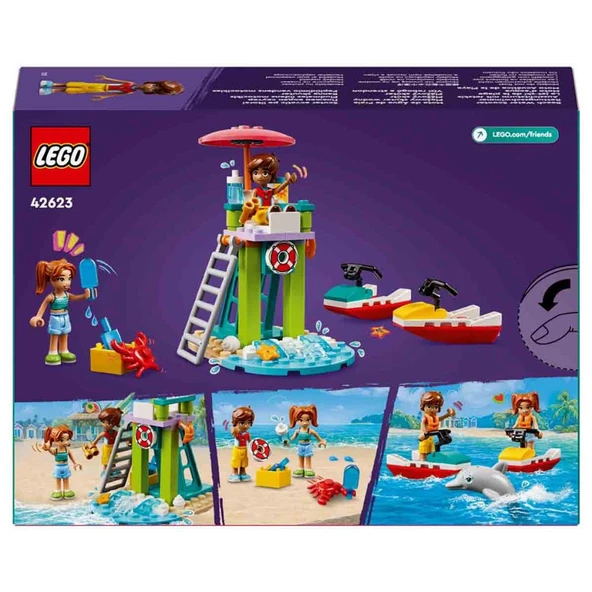 LEGO Friends Plaj Su Motoru 42623 - 3