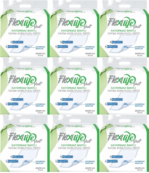 Flexi Life Hasta Alt Açma Yatak Koruyucu Örtü 60*90CM Kaydırmaz 270 Adet (9PK*30)