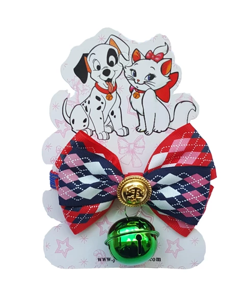 Kedi & Küçük Irk Köpek Çıngıraklı Papyon Boyun Tasması - 5