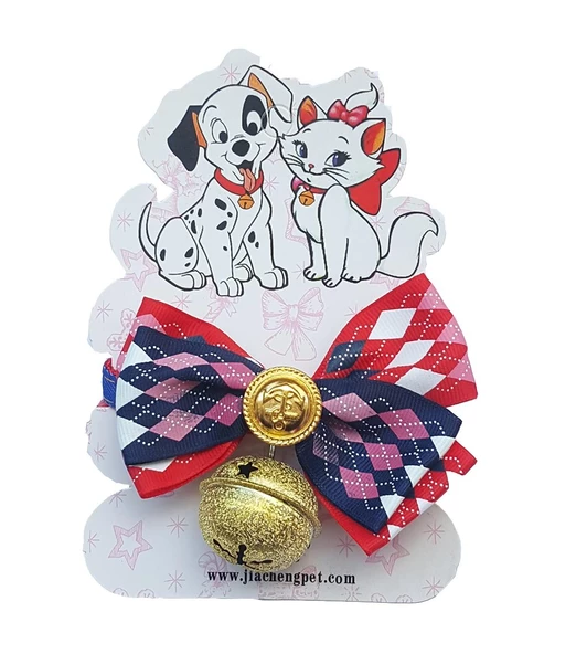Kedi & Küçük Irk Köpek Çıngıraklı Papyon Boyun Tasması - 4