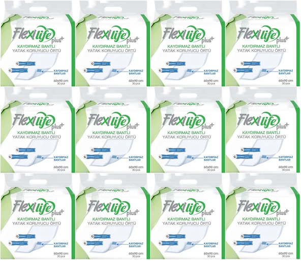 Flexi Life Hasta Alt Açma Yatak Koruyucu Örtü 60*90CM Kaydırmaz 360 Adet (12PK*30)