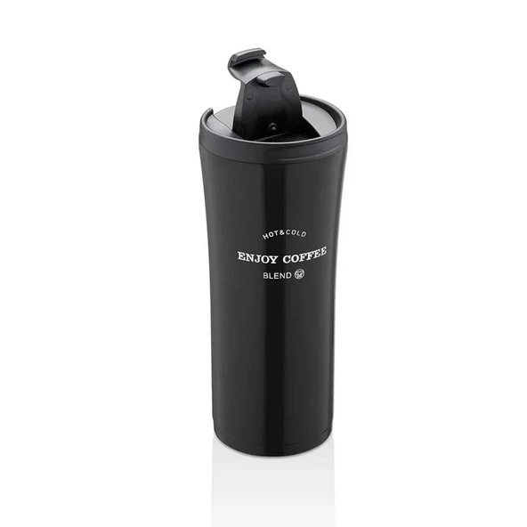 Korkmaz A638-04 Freedom Termos Mug Siyah - 2