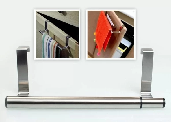 Mutfak Dolabı Ve Çekmece Üstü Havlu Askısı - Kapak Üstü Havlu Askısı - 5