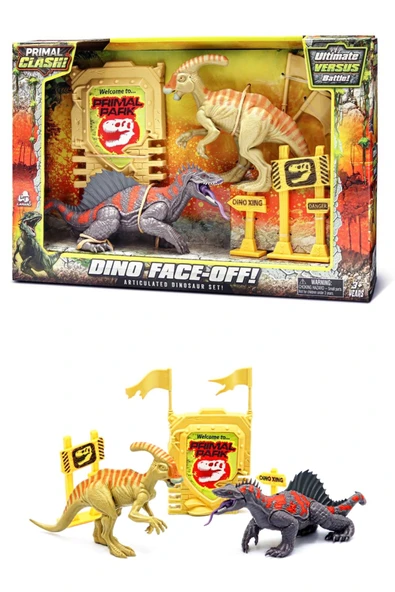 Dinozor Macerası Başlasın! Primal Clash 2 Figürlü Muhteşem Dinozor Seti - 5