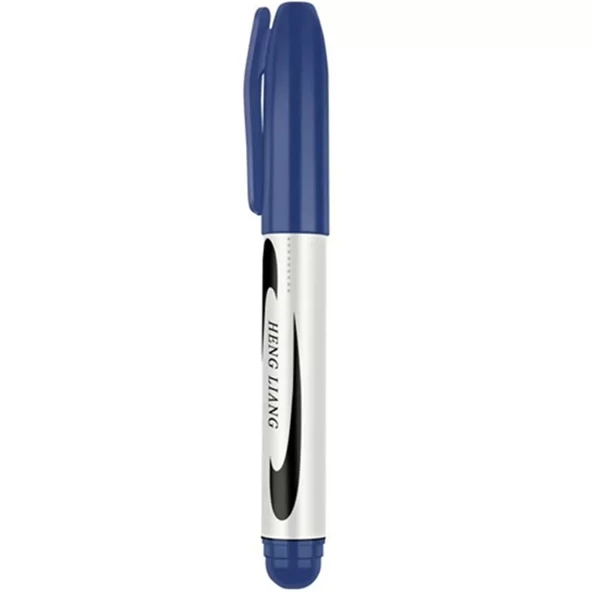 3 Adet Mavi Koli Kalemi - Çuval- Tahta Kalemi - Resim 3