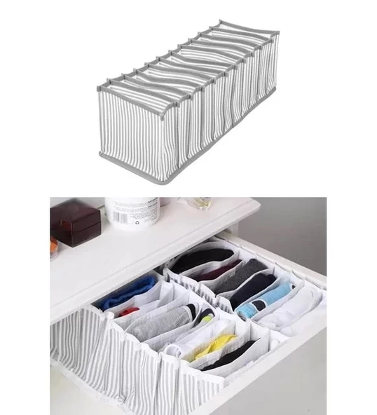 Akordiyon Çekmece  Düzenleyici Organizer 11 Gözlü - 2