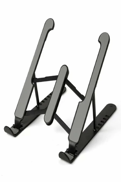 Katlanabilir Laptop Standı - Kaydırmaz Kademe Ayarlı Laptop Tablet Tutucu - 4
