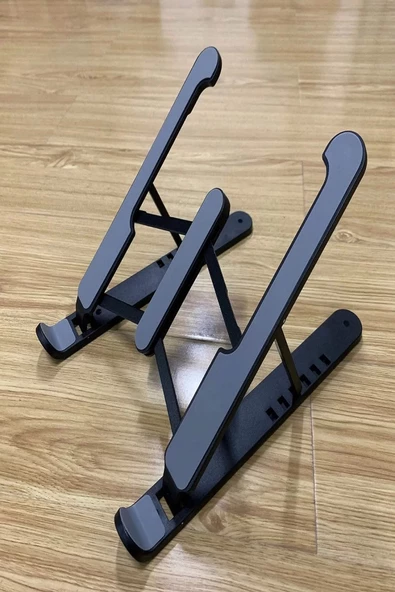 Katlanabilir Laptop Standı - Kaydırmaz Kademe Ayarlı Laptop Tablet Tutucu - 3