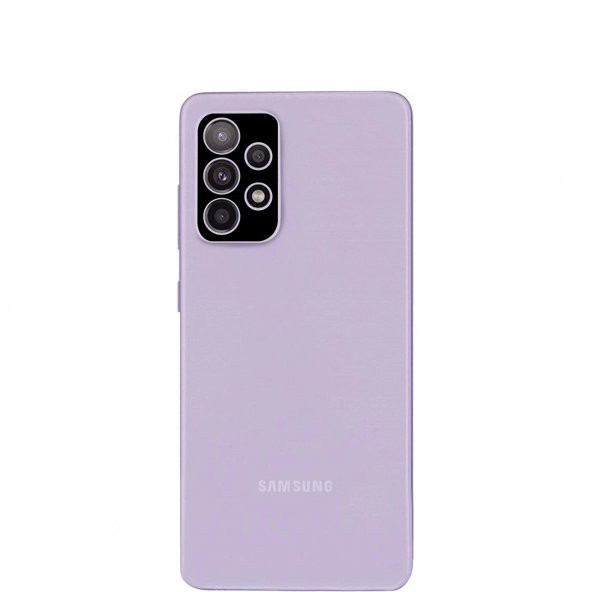 KNY Samsung Galaxy A72 İçin Full Yapışan 3D Kamera Cam Koruyucusu Siyah Siyah