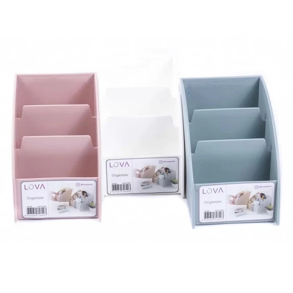 3 Bölmeli Çok Amaçlı Masaüstü Organizer (3 Adet ) - 4