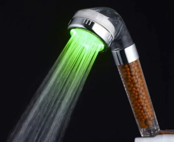 Renk Değiştiren Led Işıklı Duş Başlığı - 4