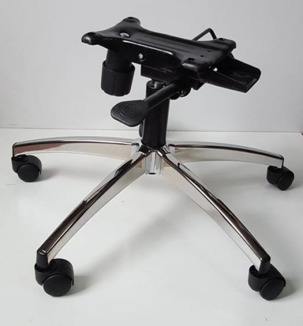 Makam Koltuğu Ayağı Çift Kollu Kuyruklu Mekanizma Çap 64 cm