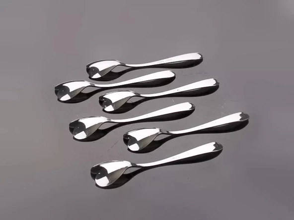 Dondurma Kaşığı - Kalpli (6adet) - 3