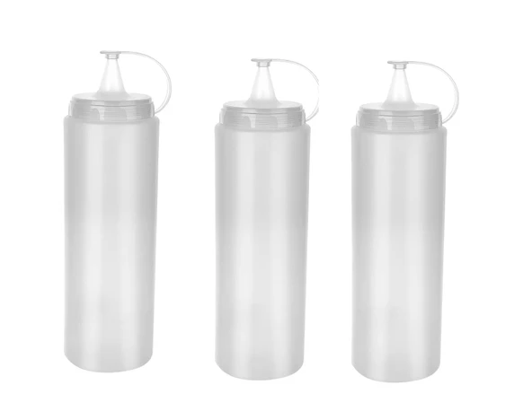 Şeffaf Sos Şişesi - 1000ml Dev Boy 3 Adet