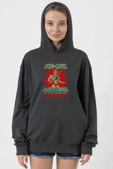 He Man Masters Of The Universe Füme Kadın 2ip Kapşonlu ürün görseli 1