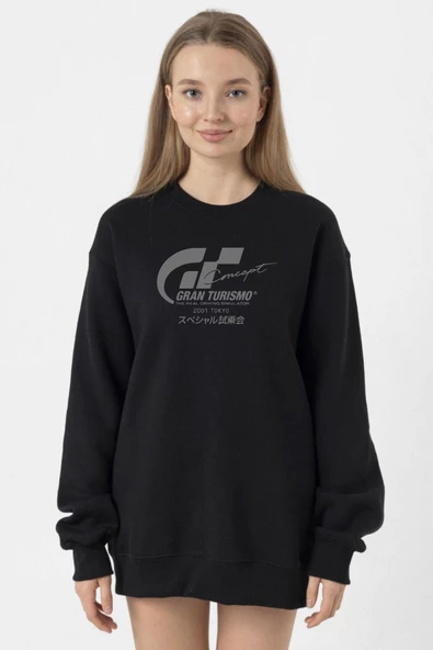Gran Turismo Concept Siyah Kadın 2ip Sweatshirt