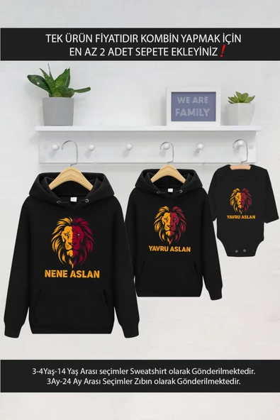 Leon Nene Yavru Aslan Nene Torun TEK ÜRÜN FİYATIDIR KOMBİN YAPMAK İÇİN EN AZ 2 ADET SEPETE EKLE