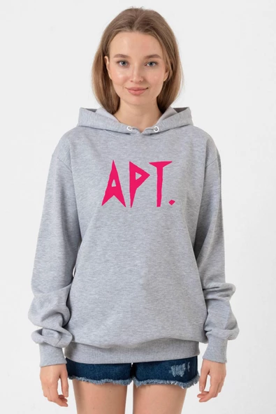 Blackpink Apt Grimelanj Kadın 3ip Kapşonlu Sweatshirt ürün görseli