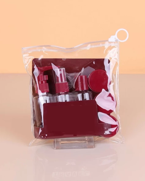 Parfüm Şişesi - Kozmetik Şişesi - 8 Li Seyahat Doldurulabilir Kozmetik Seti - 4