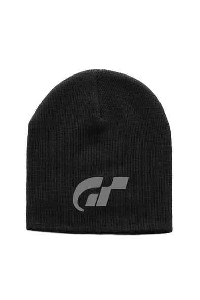 Gran Turismo Pocket Logo Siyah Örme Bere