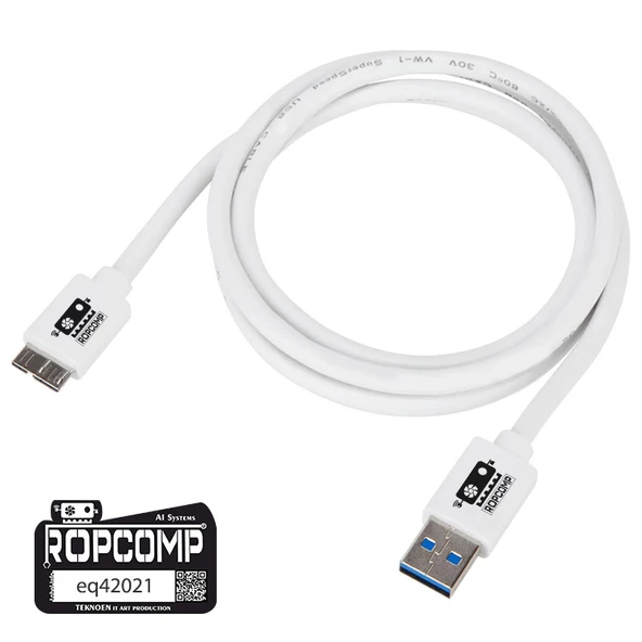 Ropcomp USB Micro-B Data Kablosu USB 2.0