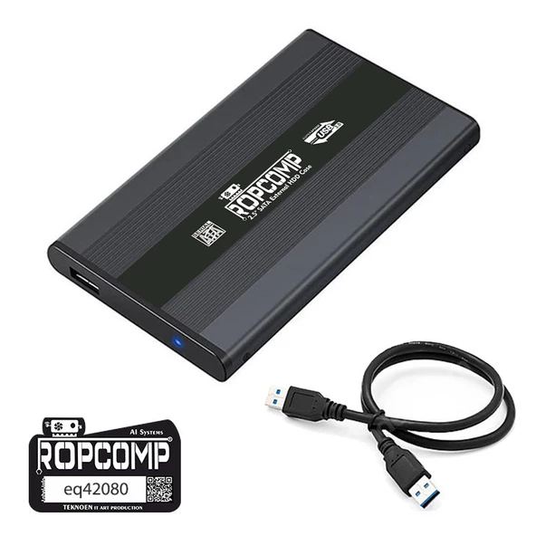 Ropcomp 2.5" USB 3.0 Sata Harici Harddisk Kutusu