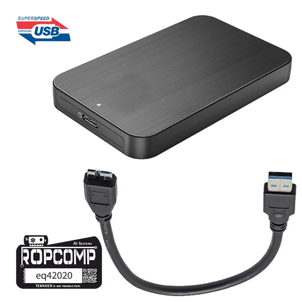 Ropcomp USB Micro-B Superspeed Data Kablosu USB 3.0 - 4
